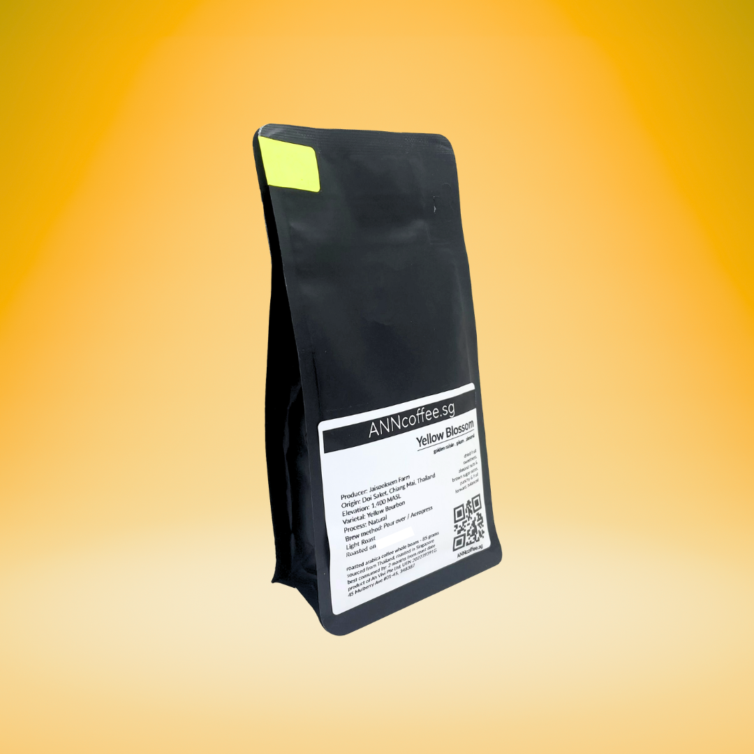 Yellow Blossom (filter) - golden raisin, plum, almond