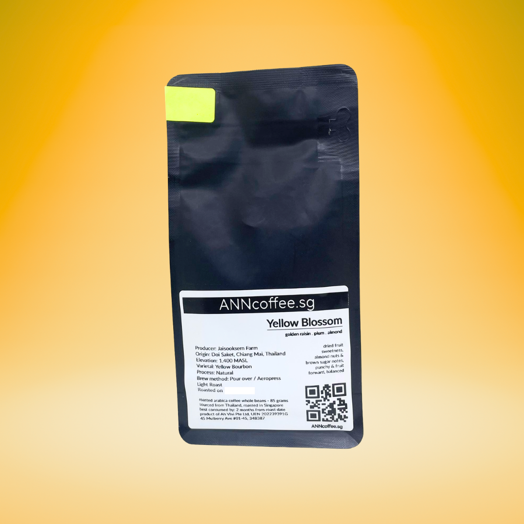Yellow Blossom (filter) - golden raisin, plum, almond